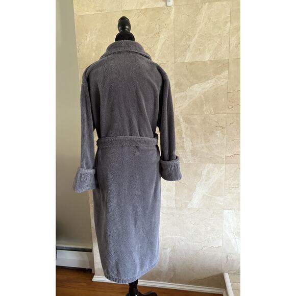 Brooklinen Super-Plush Robe Unisex M Graphite Turkish Cotton - Luxe Guest Room - Picture 5 of 8